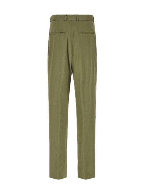 Pantalone Pleated Straight Leg Dries Van Noten DRIES VAN NOTEN | 261-020952-3237602 PISTACHE